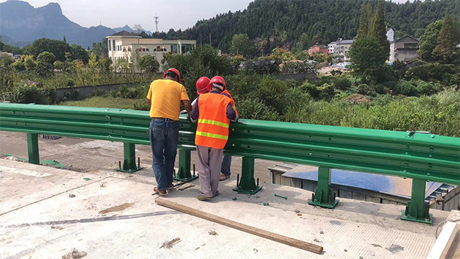 阜阳高速公路护栏板的维护确保道路安全的关键环节